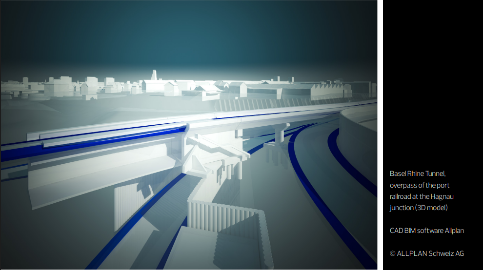 BASEL RHINE TUNNEL MODELED IN 3D